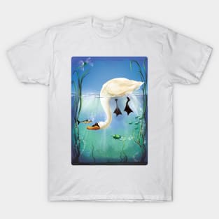 The Swan and the Stickleback T-Shirt